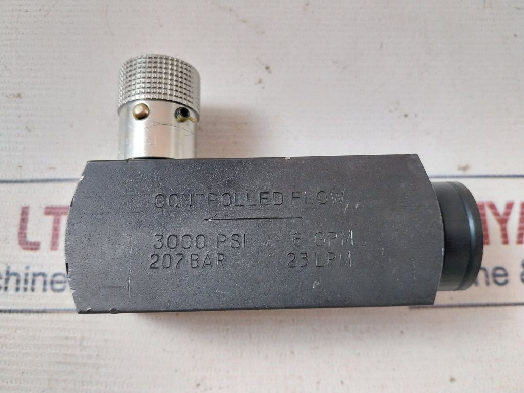 Parker Aker 9pc M600s-20jw Flow Control Valve 3000 Psi - Image 9