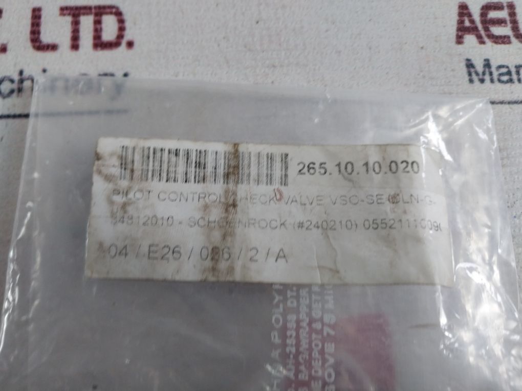 Rexroth 055211100901000 Pilot Control Check Valve - Image 9