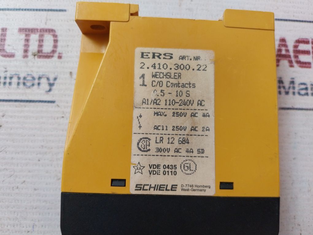 Schiele 2.410.300.22 Time Delay Relay 0.5-10s - Image 6