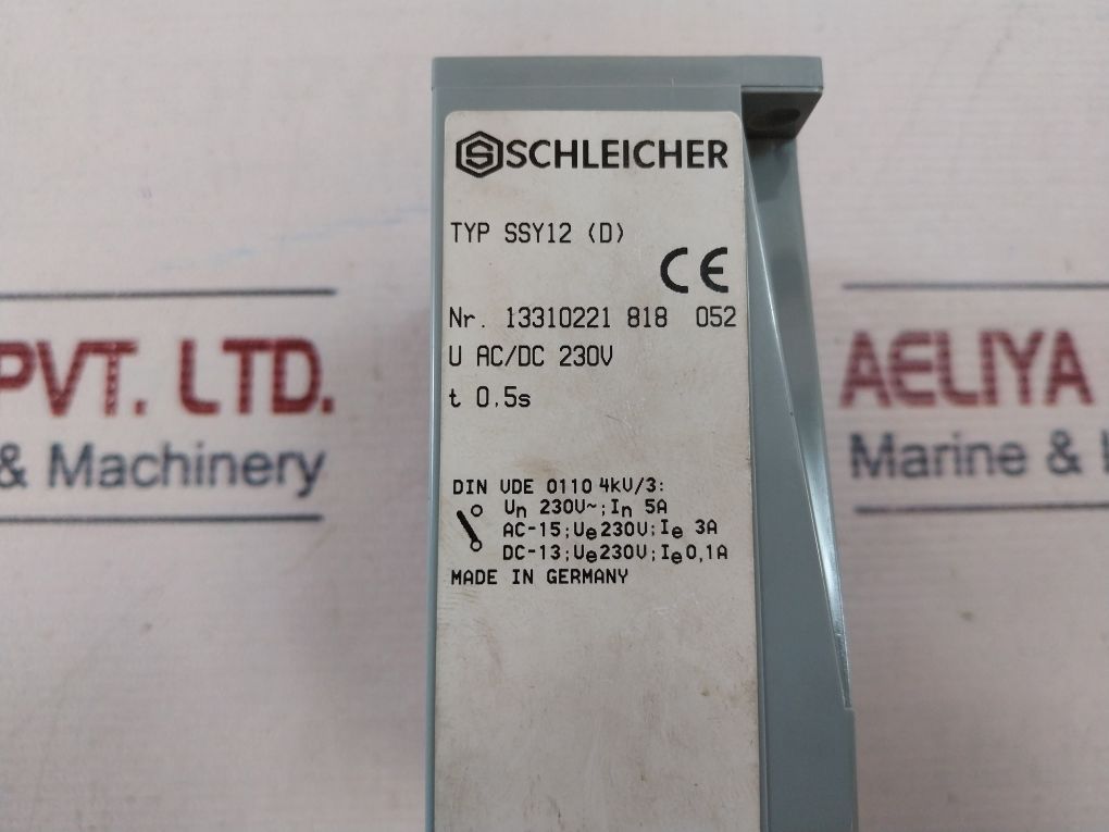 Schleicher Ssy12(D) Time Relay 0.5s - Image 10