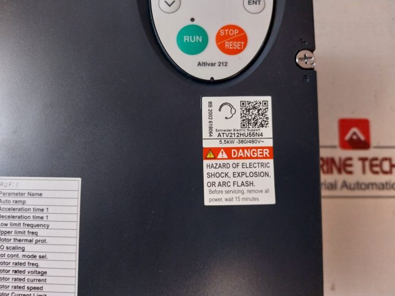 Schneider Electric Telemecanique Atv212hu55n4 Variable Speed Drive