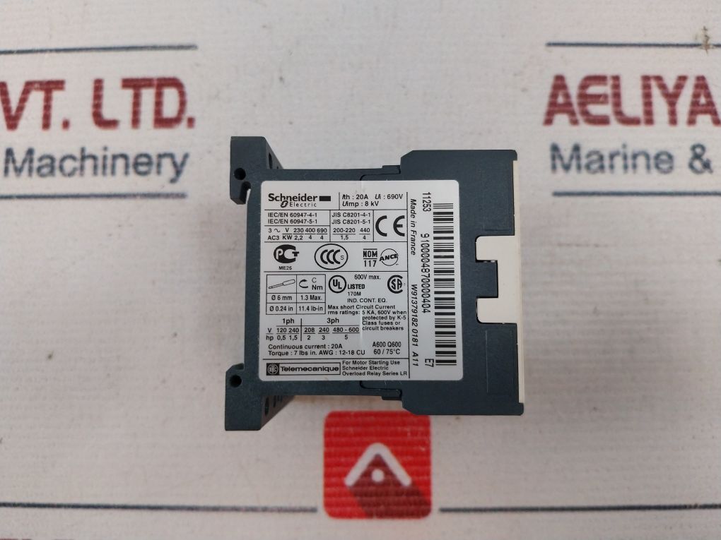 Schneider Electric Telemecanique Lc1k0910e7 Contactor - Image 9