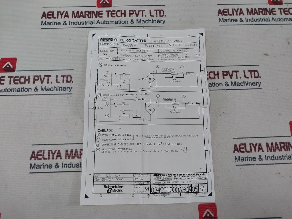 Schneider Electric Telemecanique Cv1fb Power Contactor 690v - Image 18