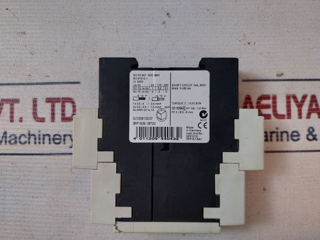 Siemens 3rp1505-1bt20 Time Relay 0,05s…100h - Image 8