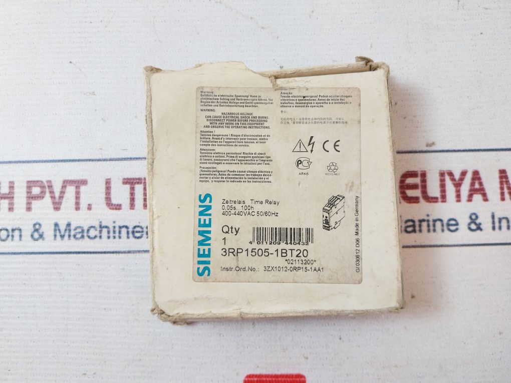 Siemens 3rp1505-1bt20 Time Relay 0,05s…100h - Image 9