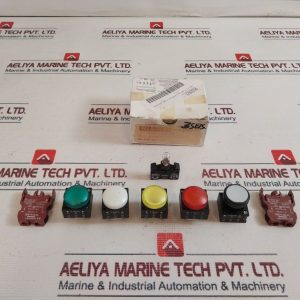 Siemens 3sb3 001-6aa20 Indicator Light Pushbutton Kit 130v