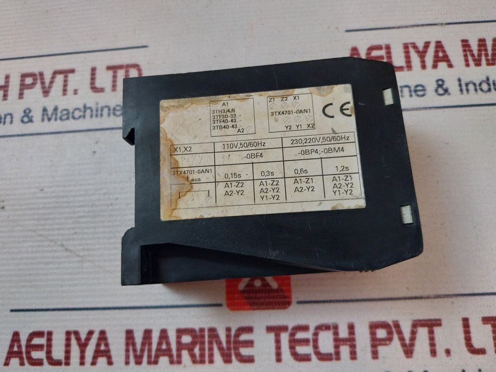 Siemens 3tx4701-0an1 Switch-off Delay 3tx4701-0an1 - Image 6