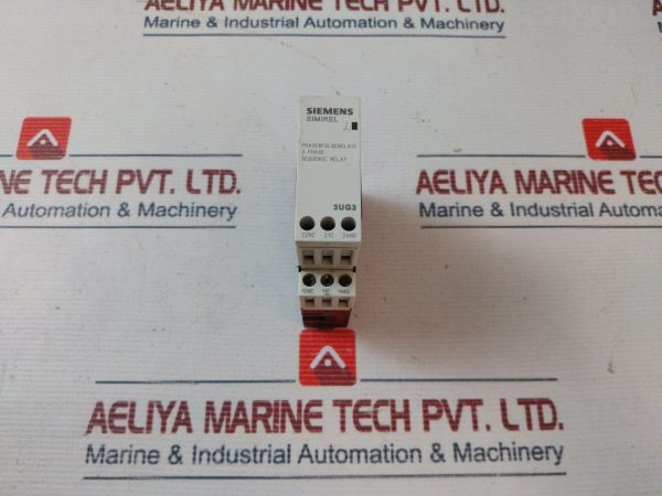 Siemens 3ug3511-1bq50 3 Phase Sequence Relay