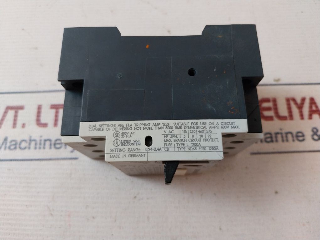 Siemens 3vu1300-0md00 Starter Motor Protection - Image 7