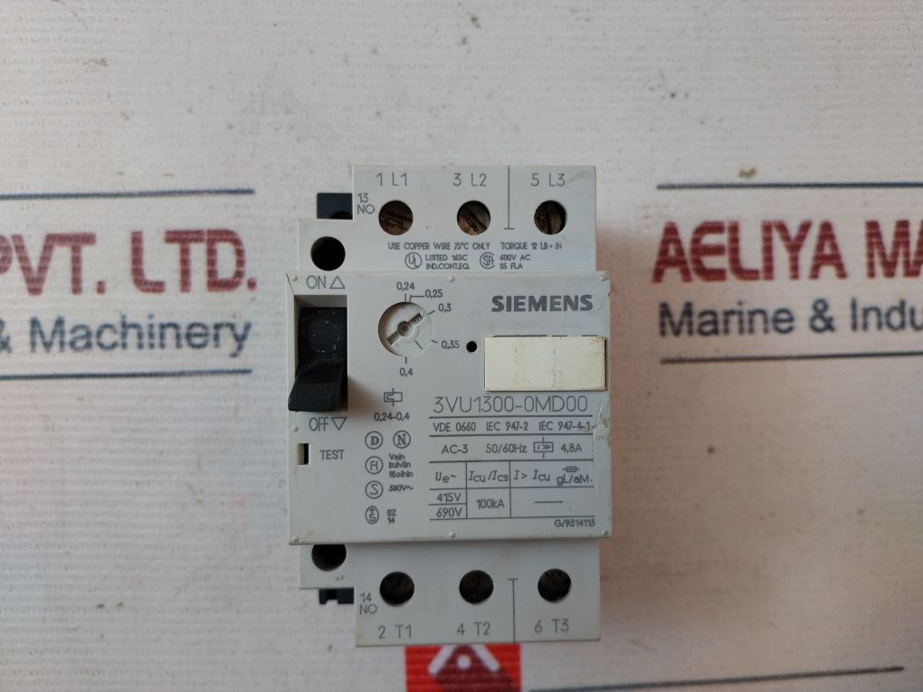 Siemens 3vu1300-0md00 Starter Motor Protection - Image 6