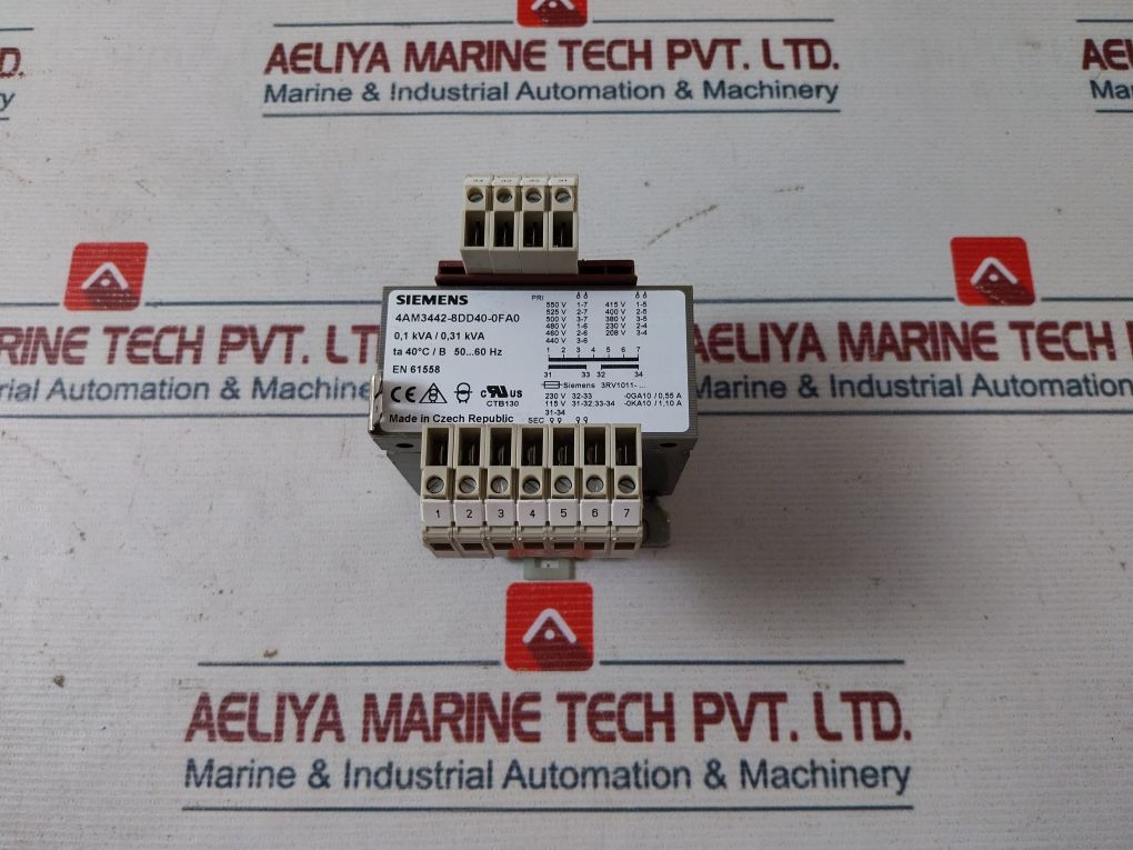 Siemens 4am3442-8dd40-0fa0 Transformer