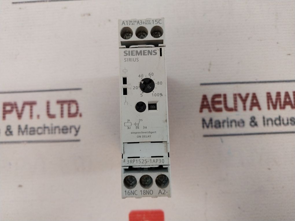 Siemens Sirius 3rp1525-1ap30 Time Relay 24v Ac/dc - Image 7