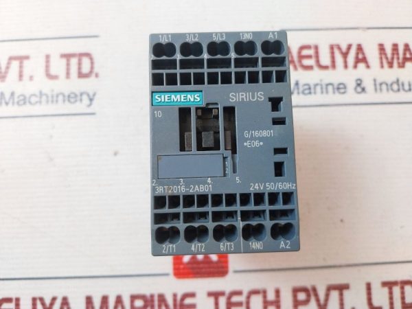 Siemens Sirius 3rt2016-2ab01 Contactor 24v 50/60hz - Image 6