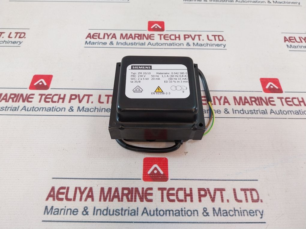 Siemens Zm 2010 Ignition Transformer