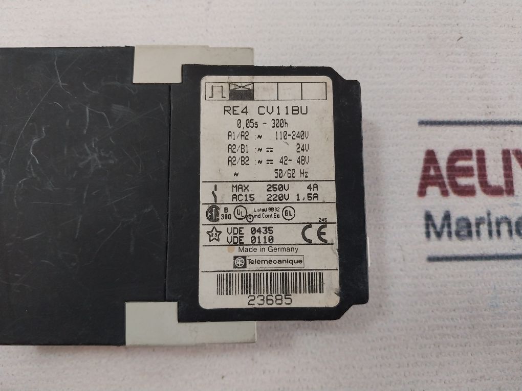 Telemecanique Re4 Cv11bu Time Delay Relay 0,05s-300h - Image 7