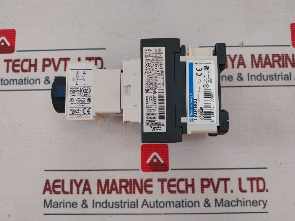 Telemecanique Schneider A013256 Contactor With Ladt0 Auxiliary Contact ...