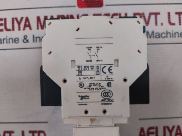 Telemecanique Schneider A013256 Contactor With Ladt0 Auxiliary Contact ...