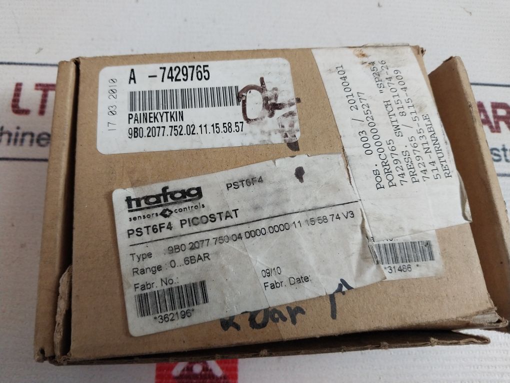 Trafag Hirschmann 9b0.2077 Pressure Switch Ip65 - Image 14