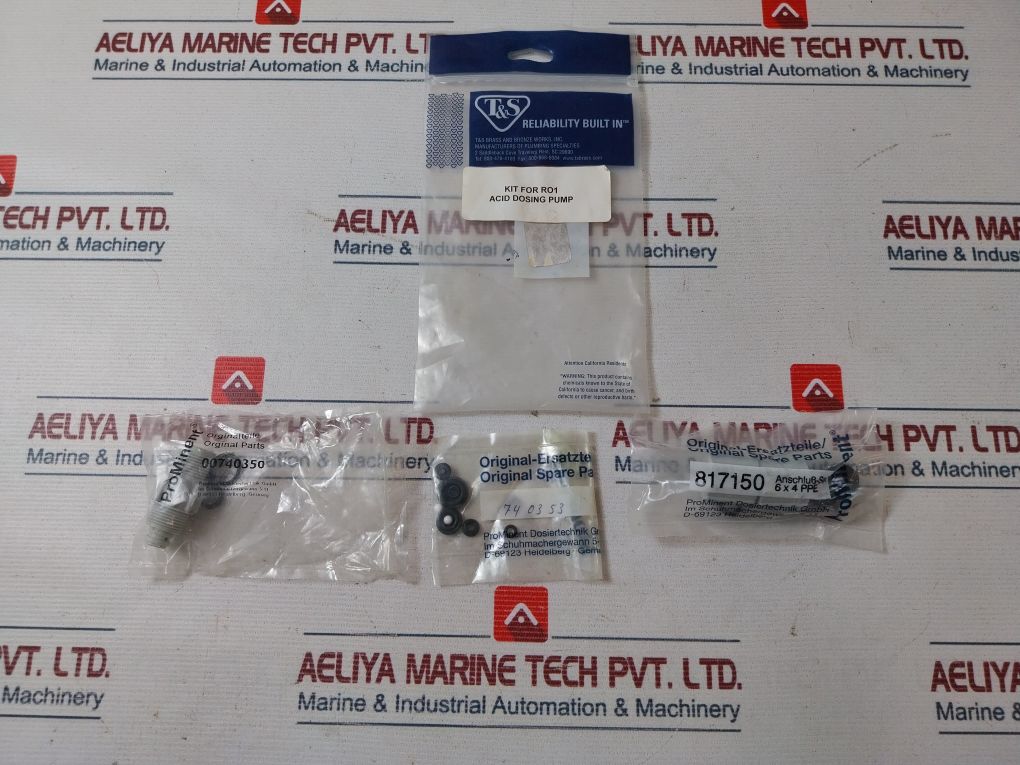 T&s Kit For Ro1 Acid Dosing Pump