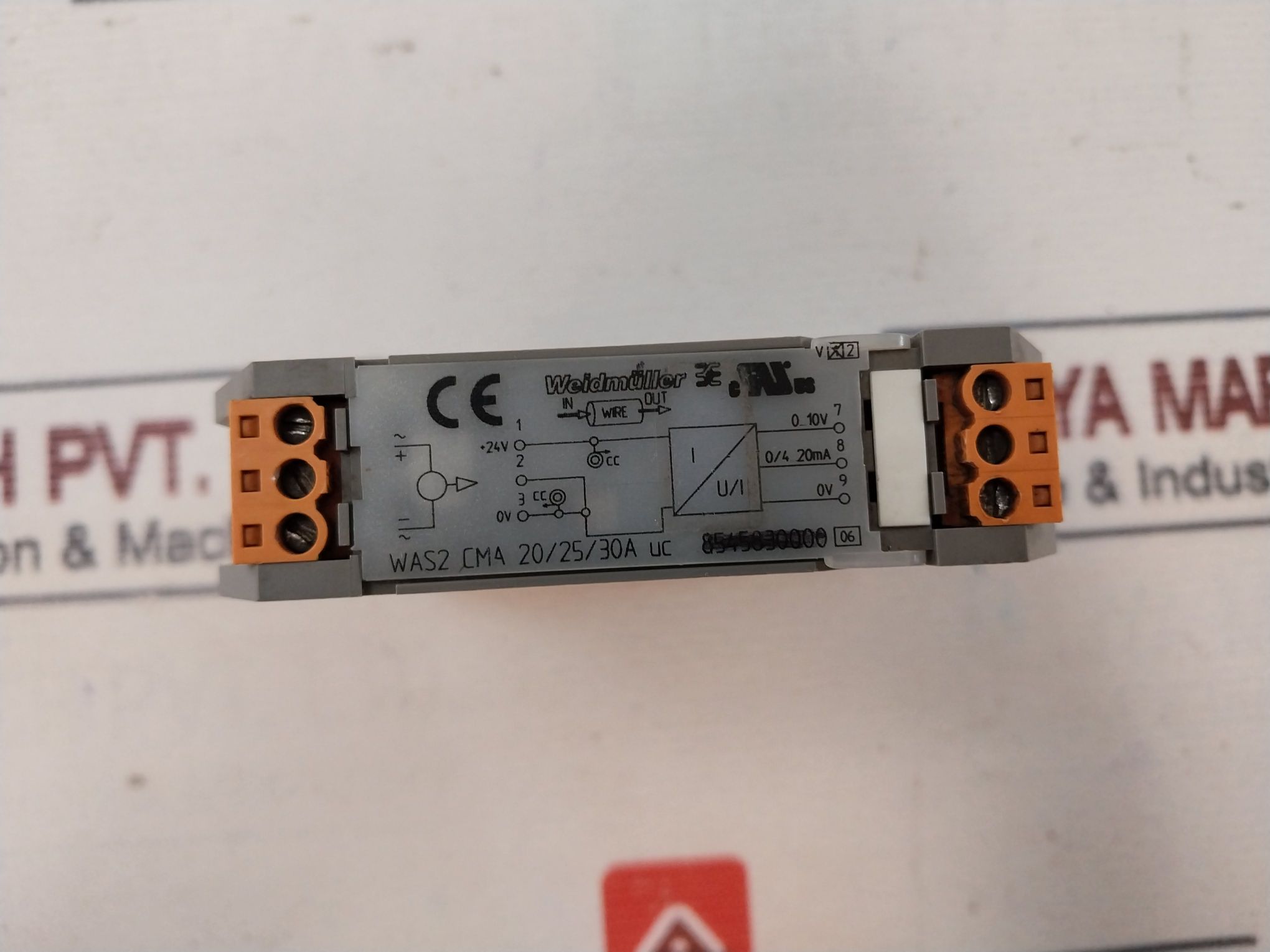 Weidmuller Was2 Cma 20/25/30a Uc Signal Conditioner 24v - Image 9