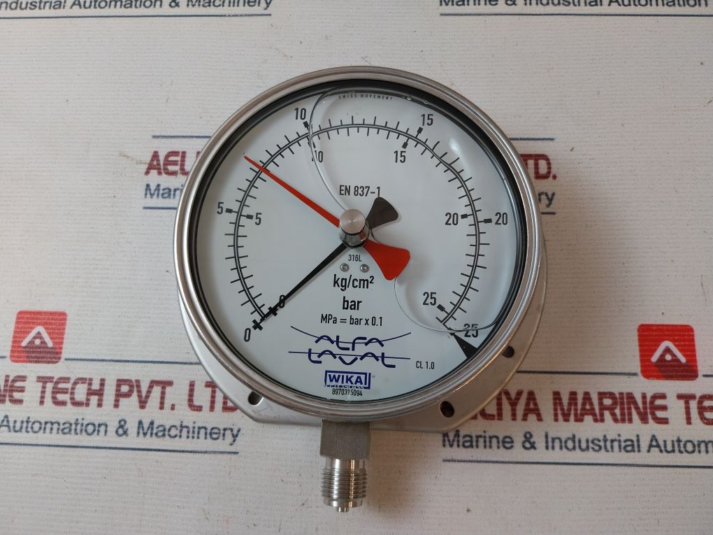 Wika En 837-1 pressure Gauge 0-25 Bar - Image 7