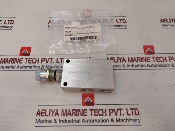 Aker 05410610033500a Single Acting Overcentre Valve