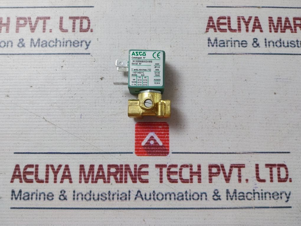 Asco Scg356b002vms Solenoid Valve - Aeliya Marine