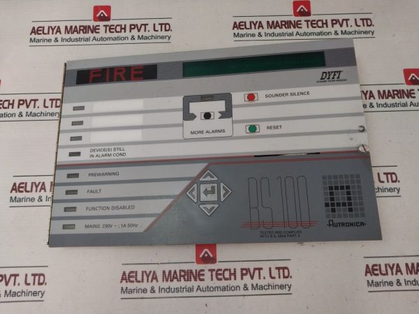 Autronica Bs 100 Fire Alarm Panel