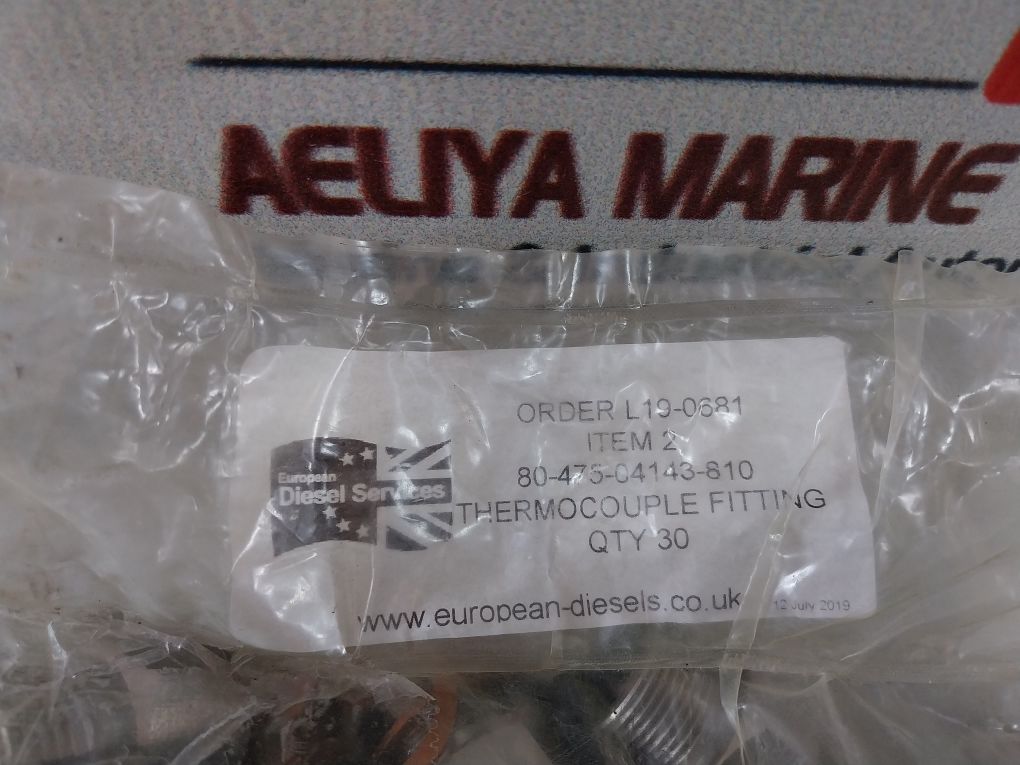 European Diesel 80-475-04143-810 Thermocouple Fitting - Image 8