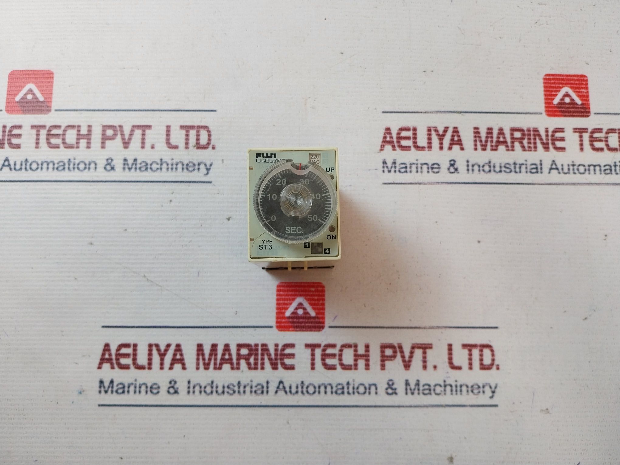 Fuji Electric St3p A-c Super Timer 0-50 Sec