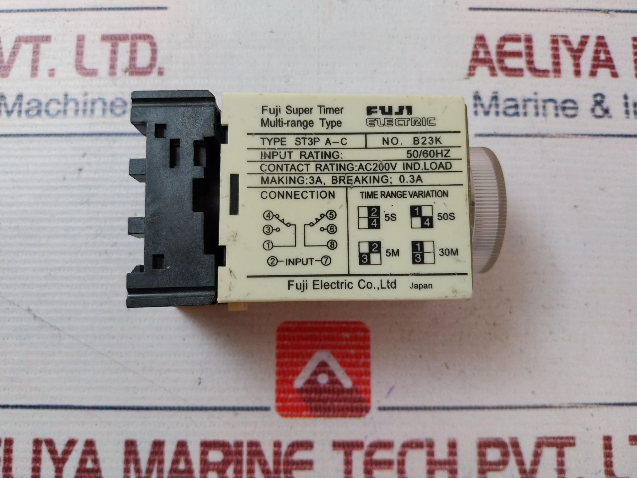 Fuji Electric St3p A-C Super Timer 0-50 Sec - Image 7