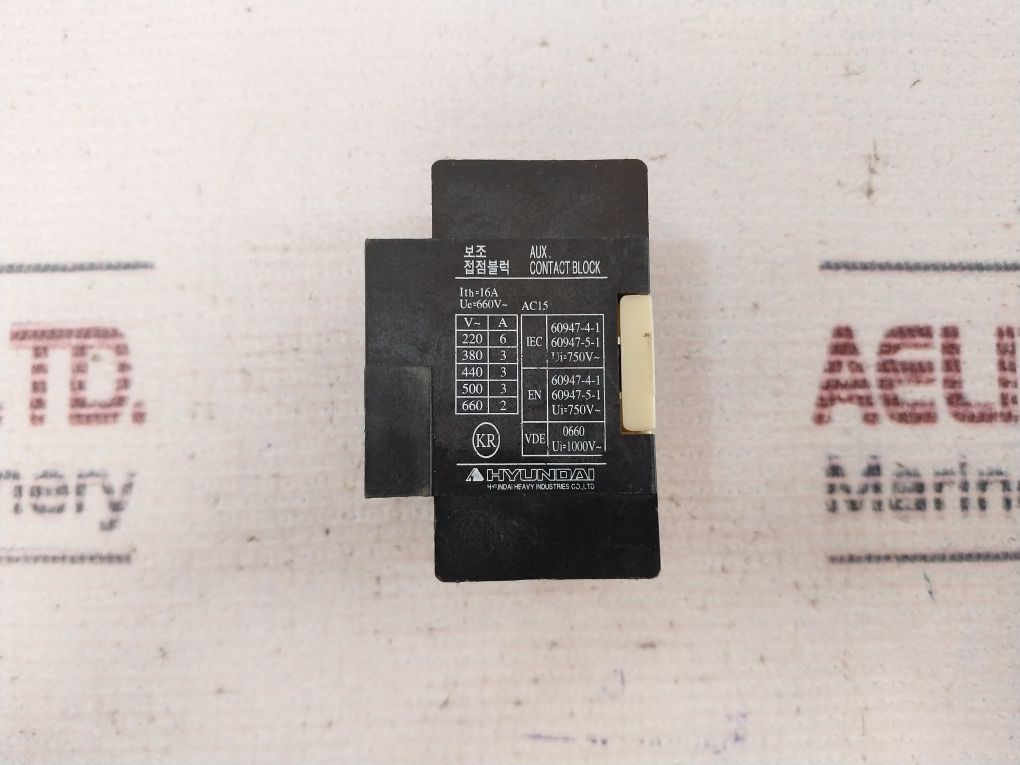 Hyundai Hab 11 Auxiliary Contact Block - Image 7