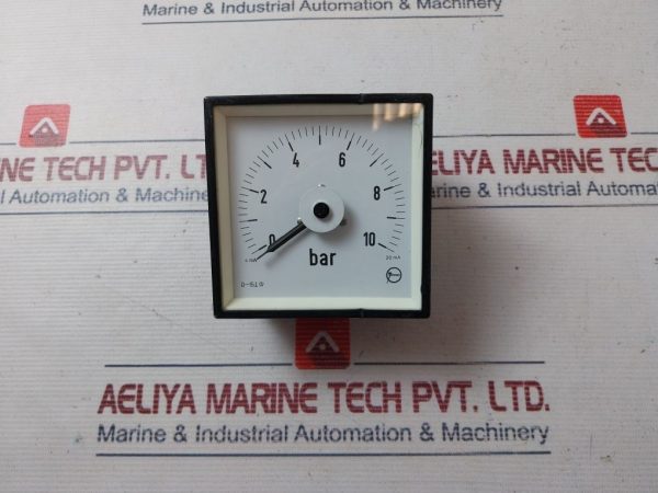 Janssen 4-20 Ma Panel Meter 0-10 Bar
