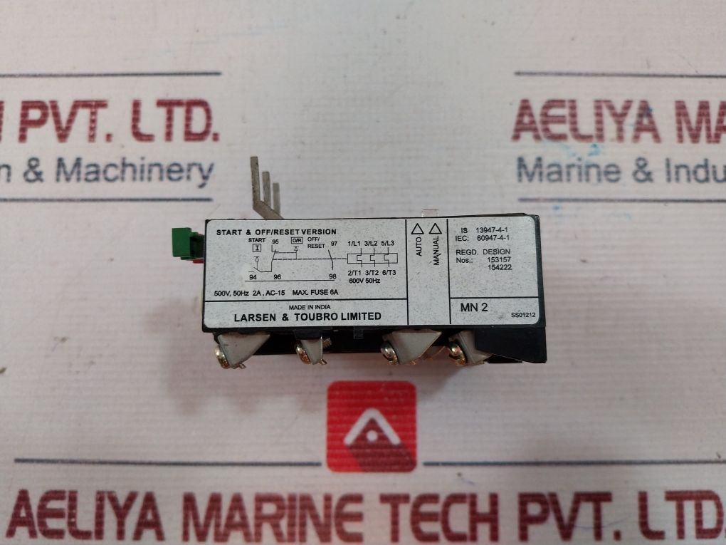 Larsen & Toubro Mn 2 Thermal Overload Relay 600v - Image 10