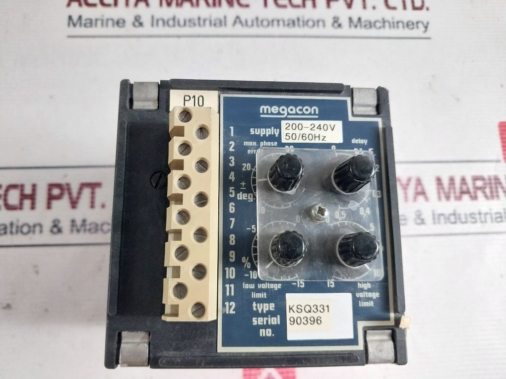 Megacon Ksq331n Sychronising Indication Control Relay - Image 7