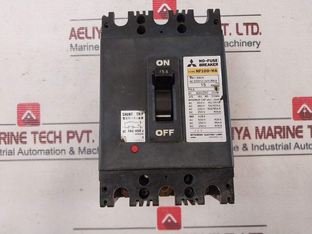 Mitsubishi Nf100-ha 3 Pole No-fuse Circuit Breaker