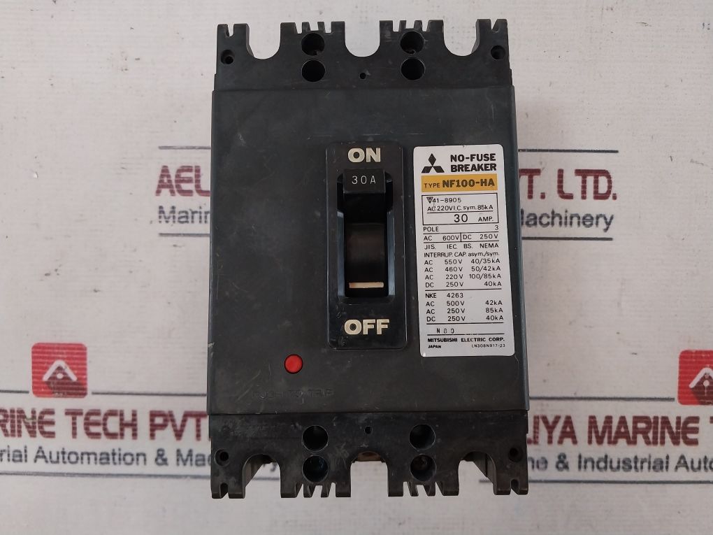 Mitsubishi Nf100-ha 3 Pole No-fuse Circuit Breaker - Image 7