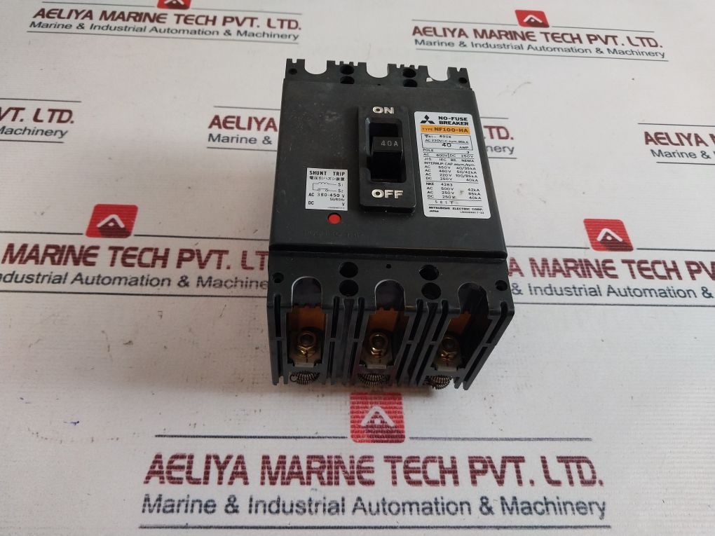 Mitsubishi Nf100ha 3 Pole Nofuse Circuit Breaker Aeliya Marine