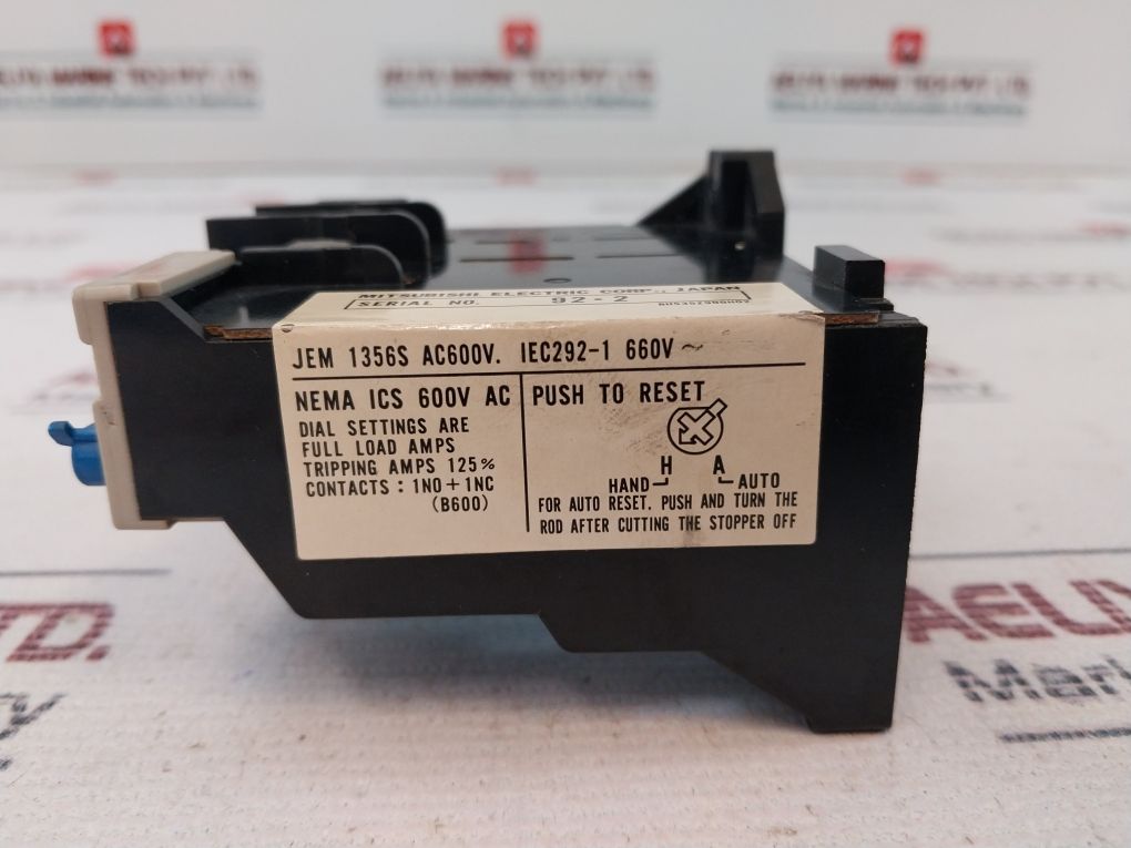 Mitsubishi Th-K60 Thermal Overload Relay - Image 9