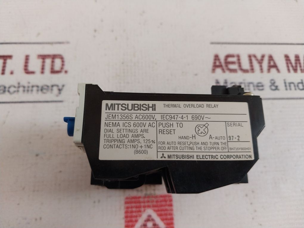 Mitsubishi Th-n20 Thermal Overload Relay 690v~ - Image 8