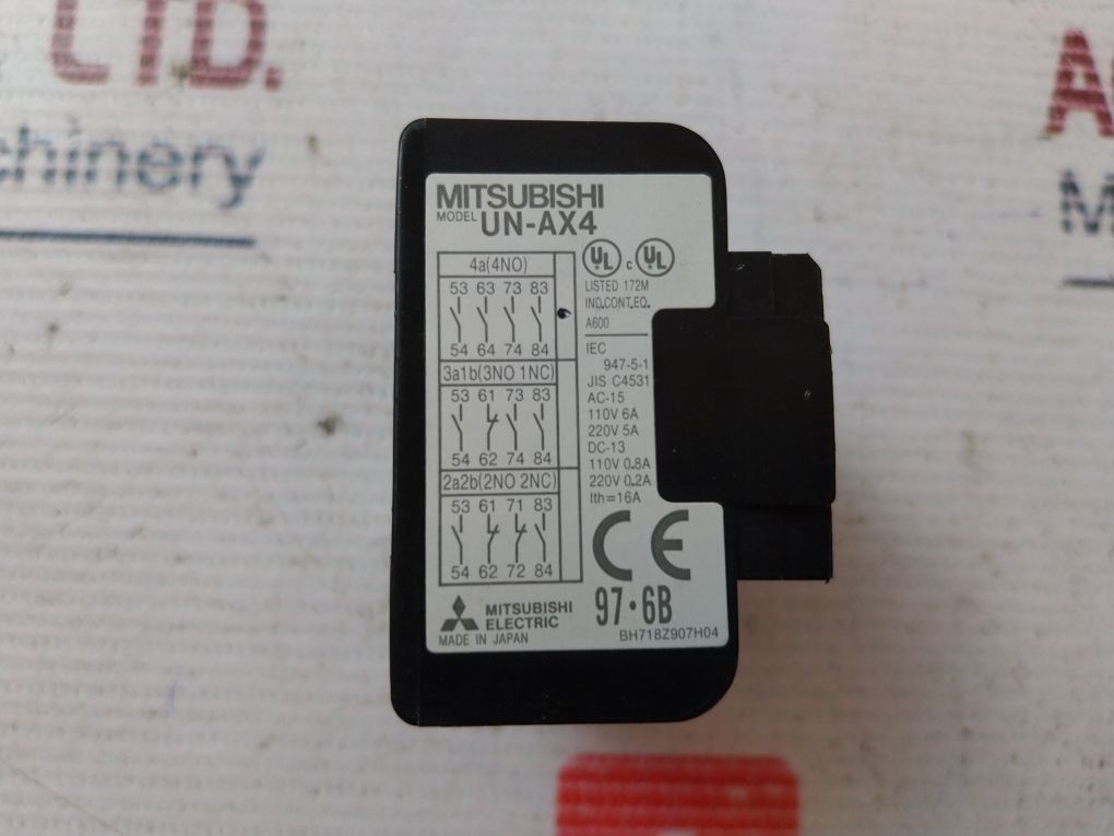 Mitsubishi Un-Ax4 Auxiliary Contact Block - Image 7