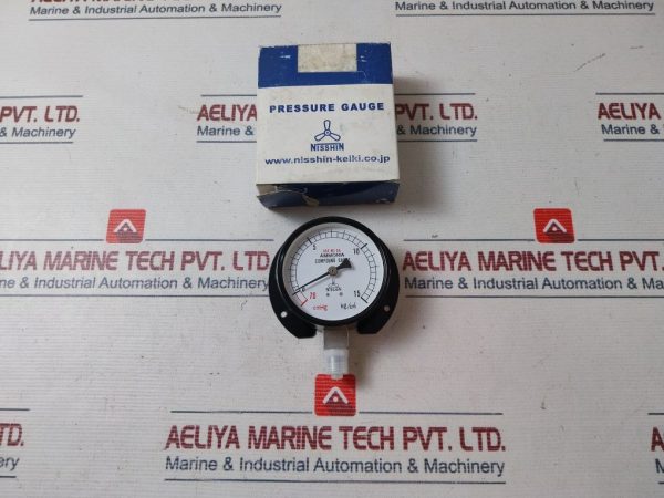 Nisshin 75b-n01n G14 Pressure Gauge