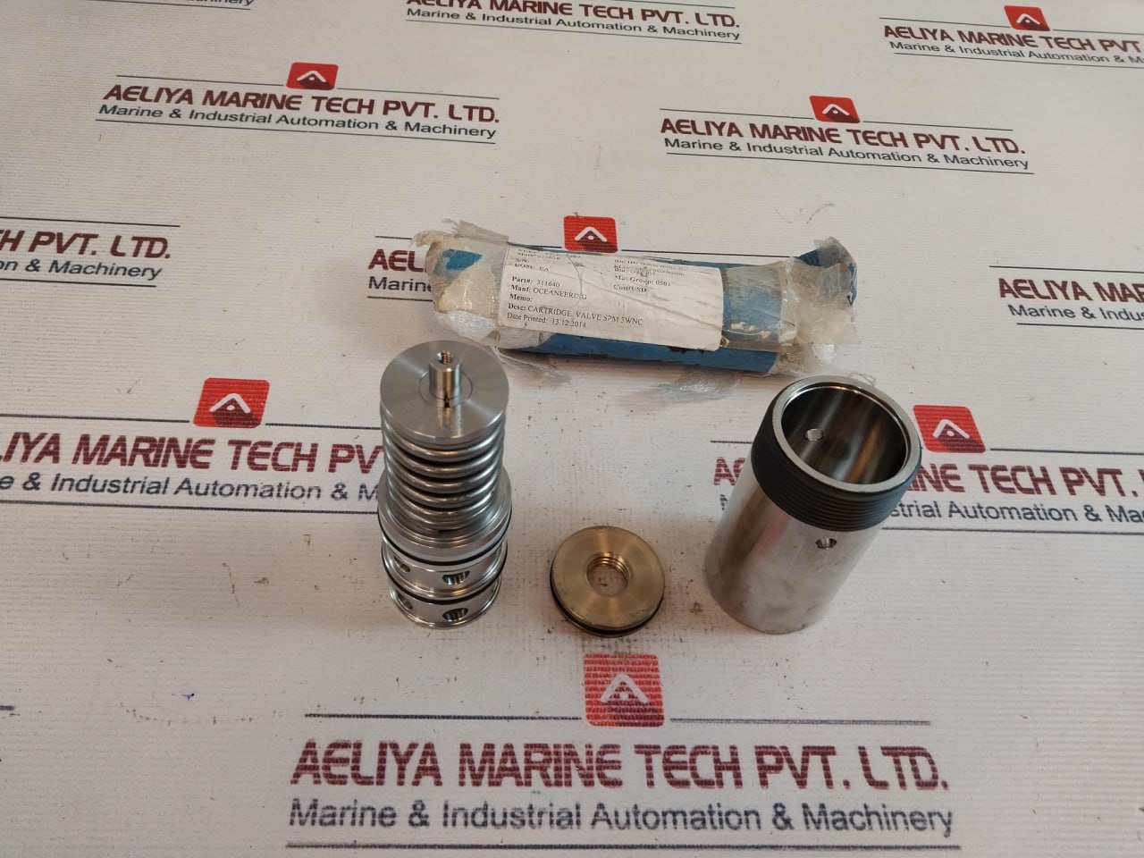 Oceaneering 100742 E Cartridge Valve Set