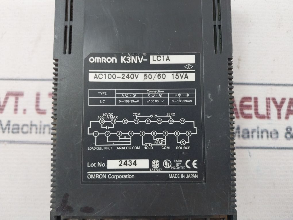 Omron K3nv-lc1a Meter Panel Mount 10vdc - Image 9