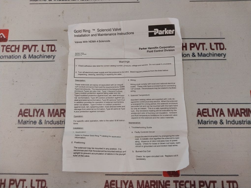 Parker Af4c05 Solenoid Valve Coil Ad06-028-a05c - Image 11