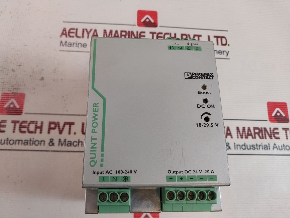 Phoenix Contact Quint-Ps/1ac/24dc/20 Power Supply 2866776 - Image 6