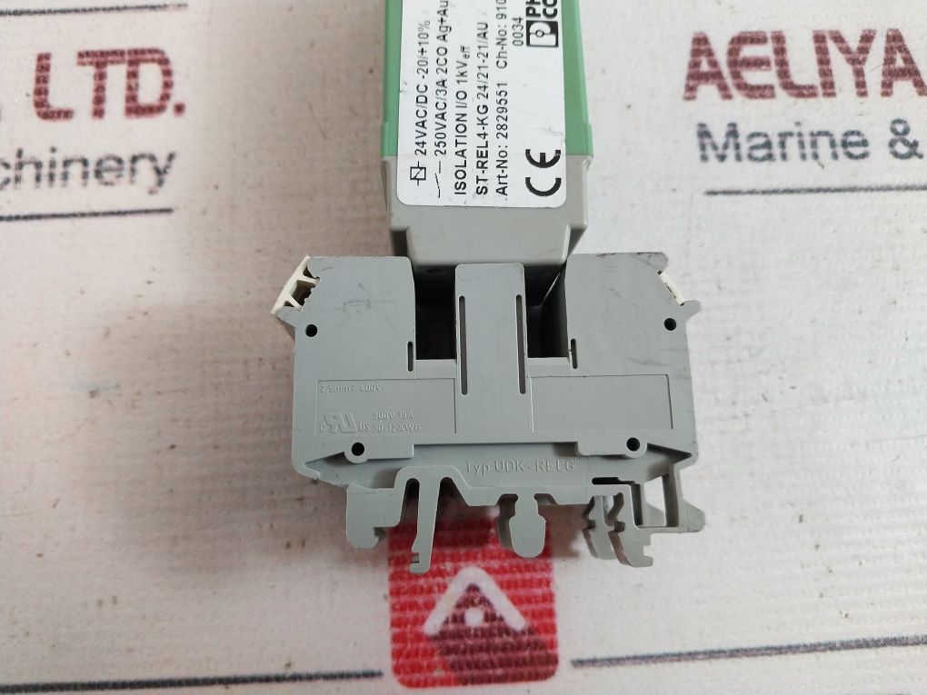 Phoenix Contact St-rel4-kg 24/21-21/au Relay Connector With D-udk-relg Socket - Image 7