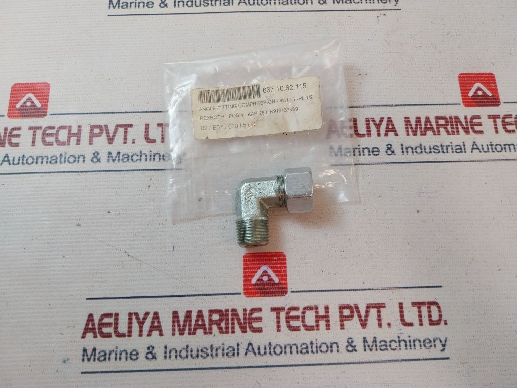 Rexroth Parker R916437339 Angle Fitting Compression