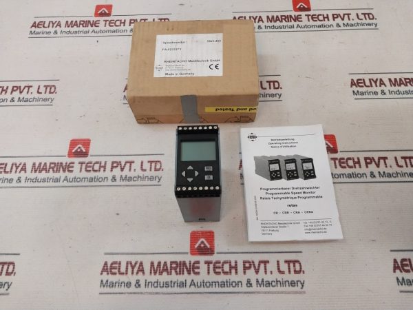 Rheintacho 5823.200 Programmable Speed Monitor 20ma