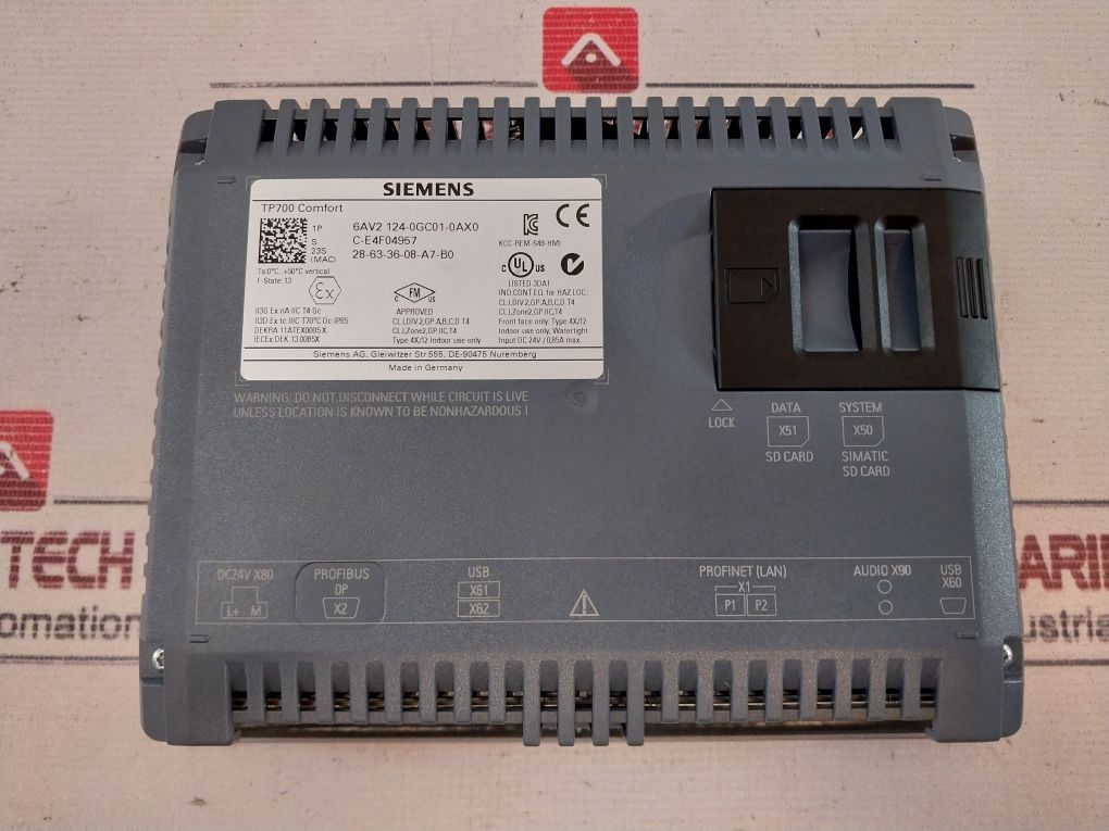 Siemens 1p 6av2 124-0gc01-0ax0 Simatic Hmi Comfort Panel - Image 11